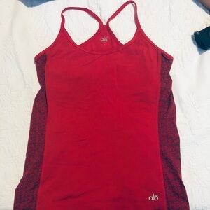 COPY - Alo red workout top